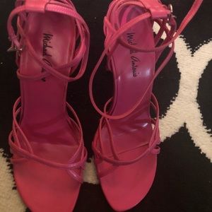 Pink high heels by Michael Antonio, size 7.5